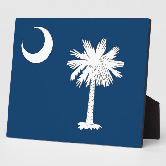 South Carolina State Flag Fotoplatte (Seite)