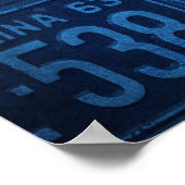 South Carolina State Flag License Plate Art Poster (Ecke)