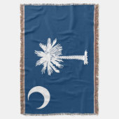 South Carolina State Flag Print Patriotic Decke (Vorderseite Vertikal)