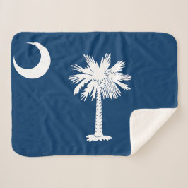 South Carolina State Flag Print Patriotic Sherpadecke