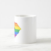South Carolina State Pride LGBTQ Progress Pride Kaffeetasse (Mittel)