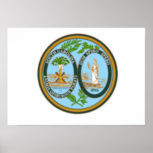 South Carolina State Seal Poster