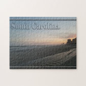 South Carolina - Strand-Sonnenuntergang Puzzle (Horizontal)