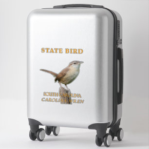 South Carolina Territory Bird The Thryothorus Wren Aufkleber