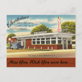 South Carolina, Tower Drive-In, Charleston Postkarte