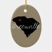 South Carolina Town Keramik Ornament (Vorne)