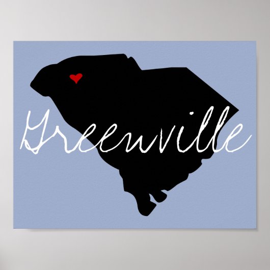 South Carolina Town Poster (Vorne)