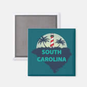 South Carolina, USA Magnet (Vorderseite/Rückseite)