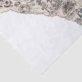 South Carolina Vintage Bilderkarte Seidenpapier (Ausschnitt)