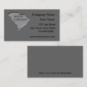 South Carolina Visitenkarte geschnitzten Stein Loo