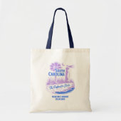 South Carolina Wedding Welcome Bag, Staat Liebe Tragetasche (Vorne)
