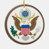 South Carolina * Weihnachtsverzierung Keramik Ornament (Hinten)