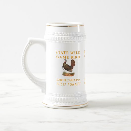 South Carolina Wild Game Bird - Türkei Bierglas (Links)