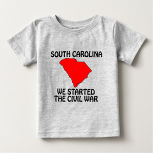 South Carolina - Wir haben den Bürgerkrieg begonne Baby T-shirt