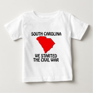 South Carolina - Wir haben den Bürgerkrieg begonne Baby T-shirt