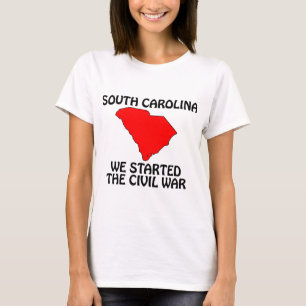 South Carolina - Wir haben den Bürgerkrieg begonne T-Shirt
