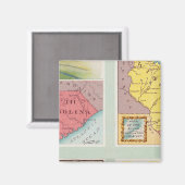 South Carolina, Wisconsin, Maine, Michigan Magnet (Vorderseite/Rückseite)