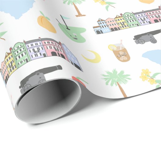 South Carolina Wrapping Paper Geschenkpapier (Rolleneckpunkt)
