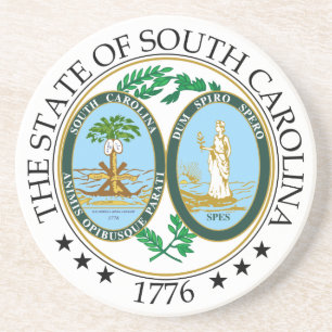 South Carolina-Zeichen Getränkeuntersetzer