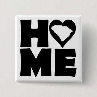 South Carolina Zuhause Heart Staat Button Abzeiche