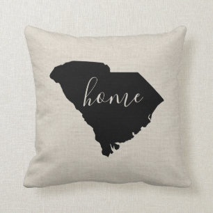 South Carolina Zuhause Staat Throw Kissen