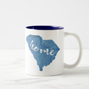 South Carolina Zuhause Wood Grain Zweifarbige Tasse