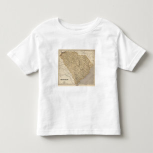 South- Carolinaatlas-Karte Kleinkind T-shirt