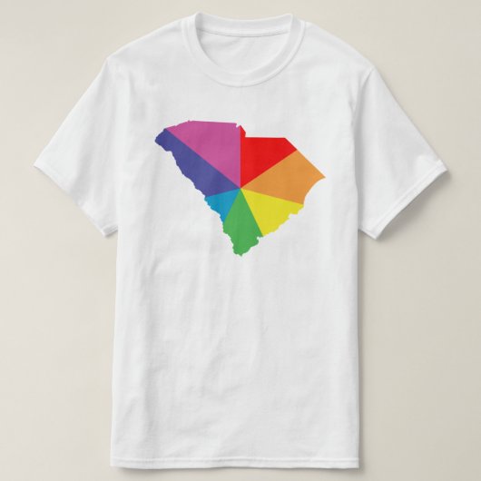 South- Carolinafarbexplosion T-Shirt (Design vorne)
