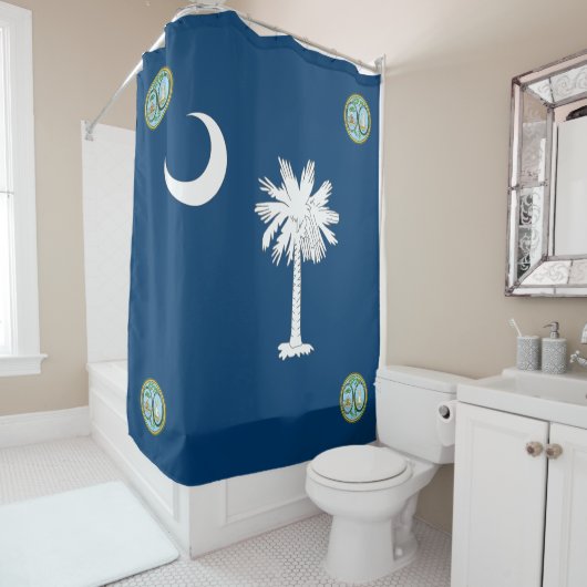 South- Carolinaflagge Duschvorhang (Beispiel)