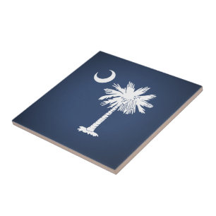 South- Carolinaflagge Fliese