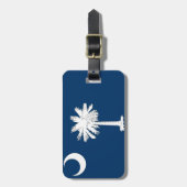 South- Carolinaflagge Gepäckanhänger (Vorderseite vertikal)