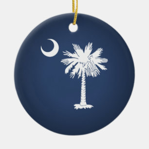 South- Carolinaflagge Keramik Ornament