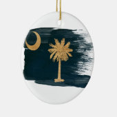 South- Carolinaflagge Keramikornament (Rechts)