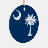 South- Carolinaflagge Keramikornament (Rechts)