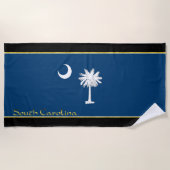 South- Carolinaflagge Strandtuch (Vorderseite)