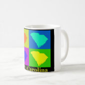 South- Carolinakarte Kaffeetasse (VorderseiteRechts)
