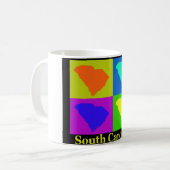 South- Carolinakarte Kaffeetasse (Vorderseite Links)
