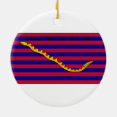 South Carolinamarineflagge während des Keramikornament (Hinten)