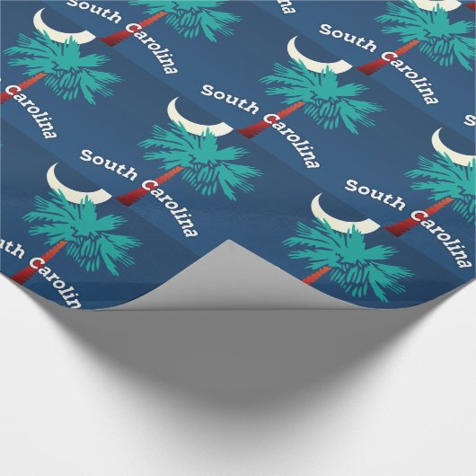 South CarolinaPalmetto Geschenkpapier (Ecke)