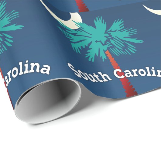 South CarolinaPalmetto Geschenkpapier (Rolleneckpunkt)