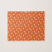 South Carolinapalmetto-Mond-Flaggen-Orange Puzzle (Horizontal)