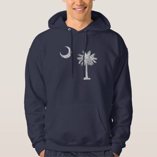 South Carolinapalmetto-Mond Hoodie (Vorderseite)