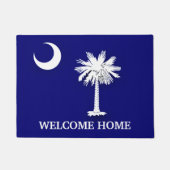 South Carolinas Flag Door Mat Fußmatte (Vorderseite)