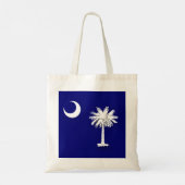 South Carolina's Flag Tote Tragetasche (Rückseite)