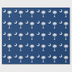 South Carolina's Moon & Palm Tree Geschenkpapier