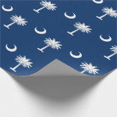 South Carolina's Moon & Palm Tree Geschenkpapier (Ecke)