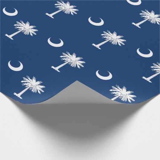 South Carolina's Moon & Palm Tree Geschenkpapier (Ecke)