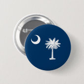 South- CarolinaStaats-Flagge Button (Vorne & Hinten)