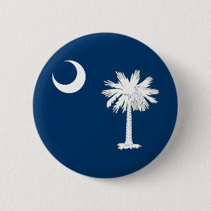South- CarolinaStaats-Flagge Button