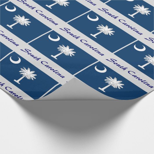 South- CarolinaStaats-Flagge Geschenkpapier (Ecke)